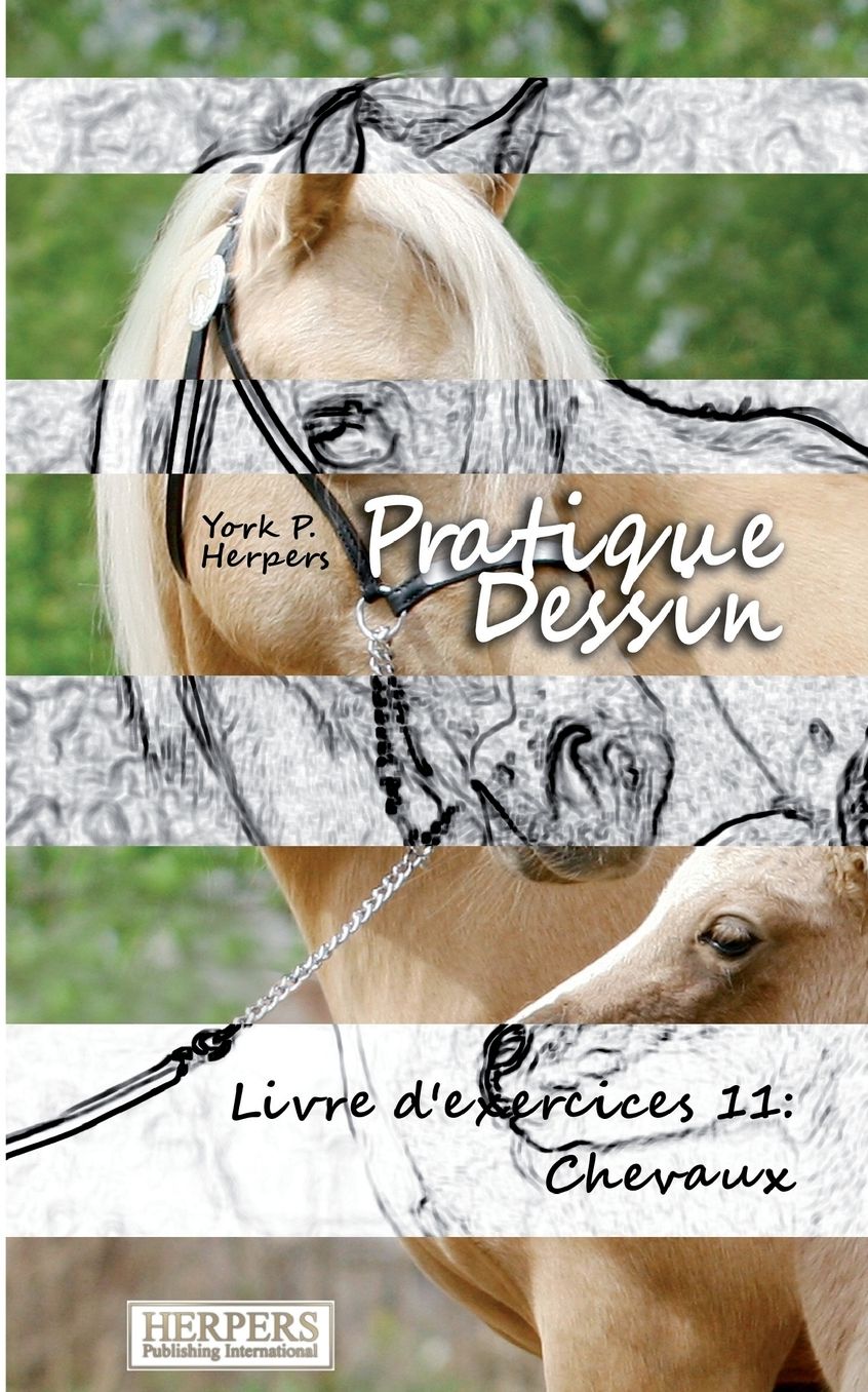 Pratique Dessin - Livre d'exercices 11: Cheveaux