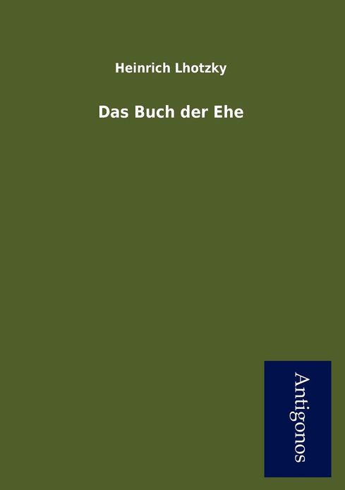 Das Buch Der Ehe