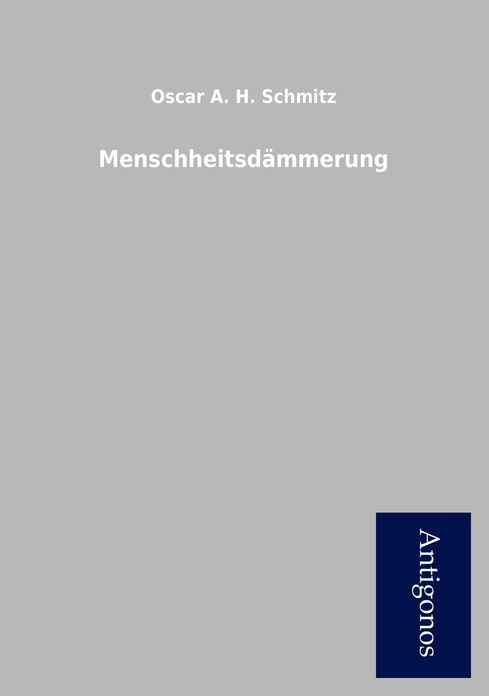 Menschheitsd Mmerung