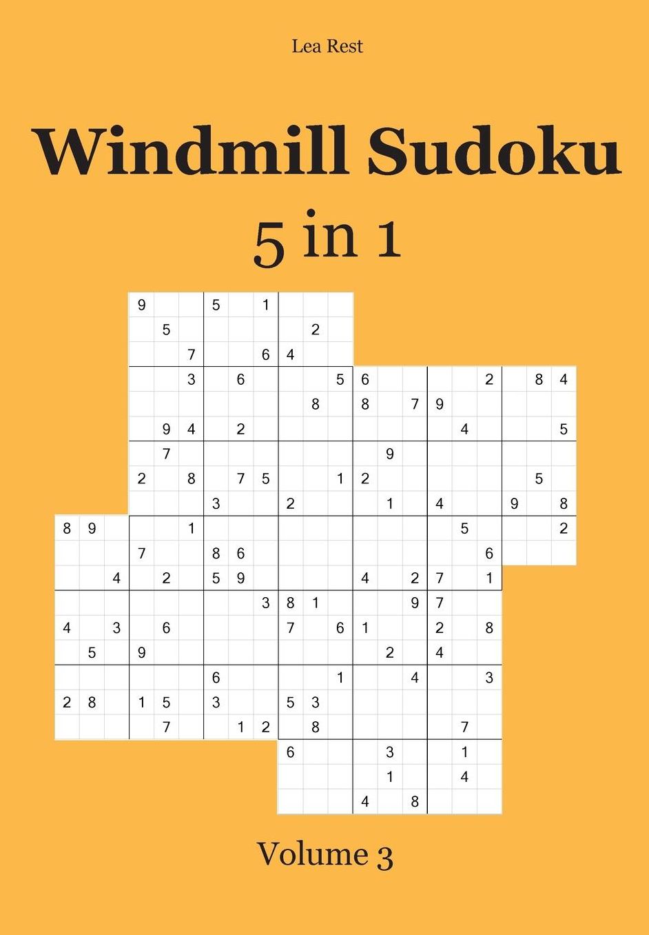 Windmill Sudoku 5 in 1: Volume 3