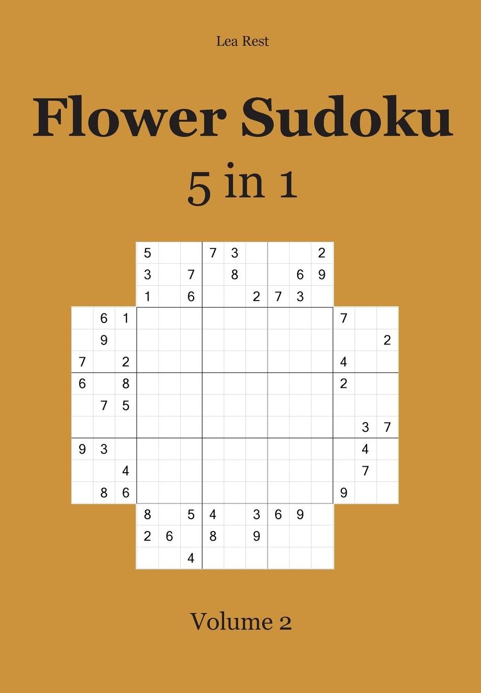 Flower Sudoku: 5 in 1 Volume 2