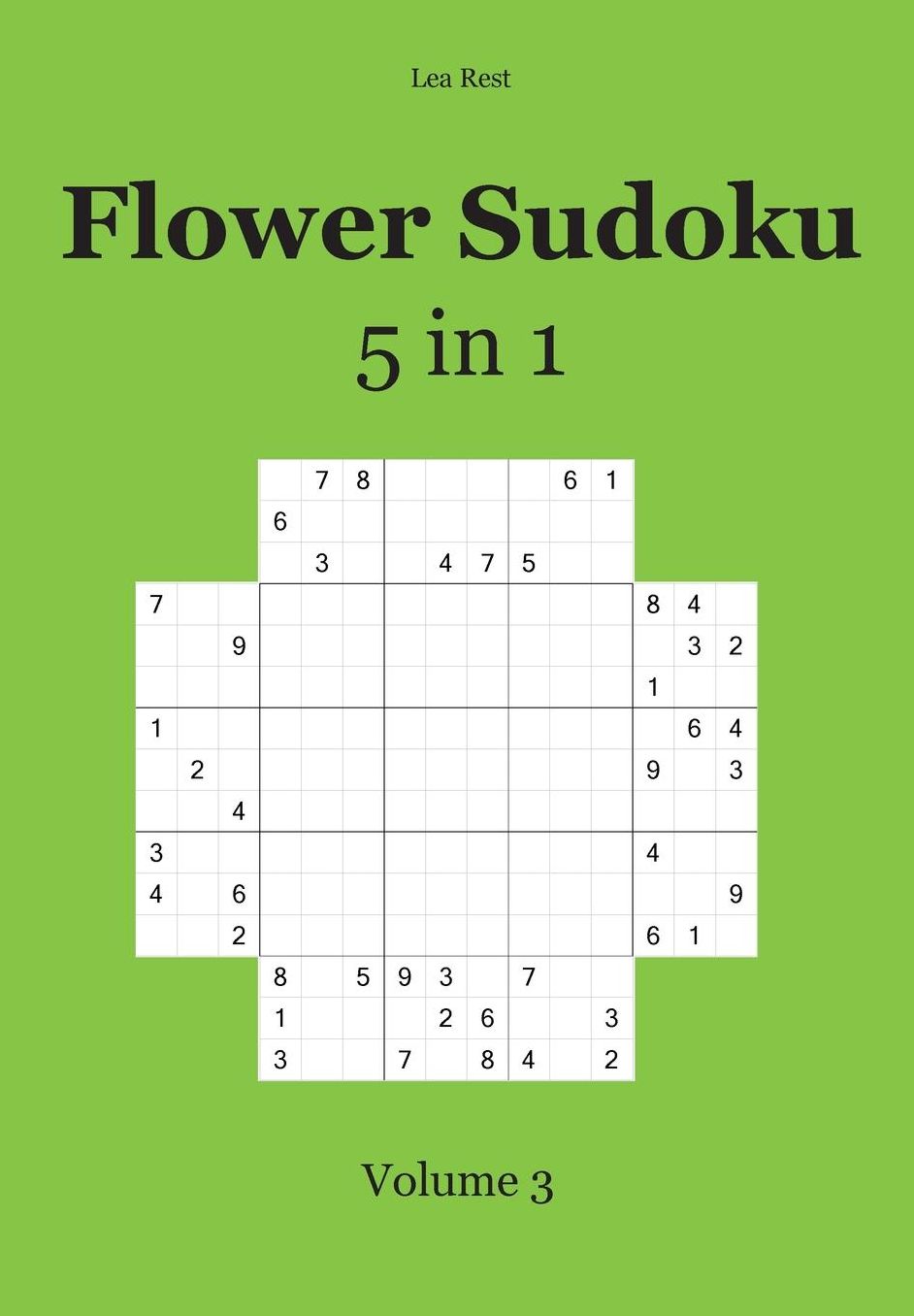 Flower Sudoku: 5 in 1 Volume 3