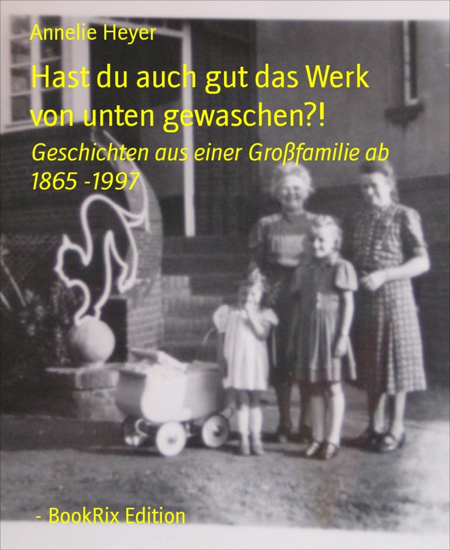 Hast du auch gut das Werk von unten gewaschen?!: Geschichten aus einer Großfamilie ab 1865 -1997