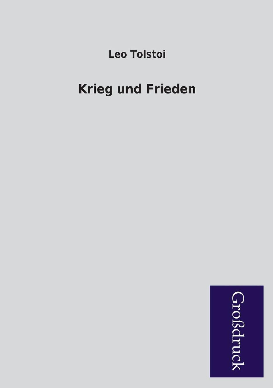 Krieg Und Frieden