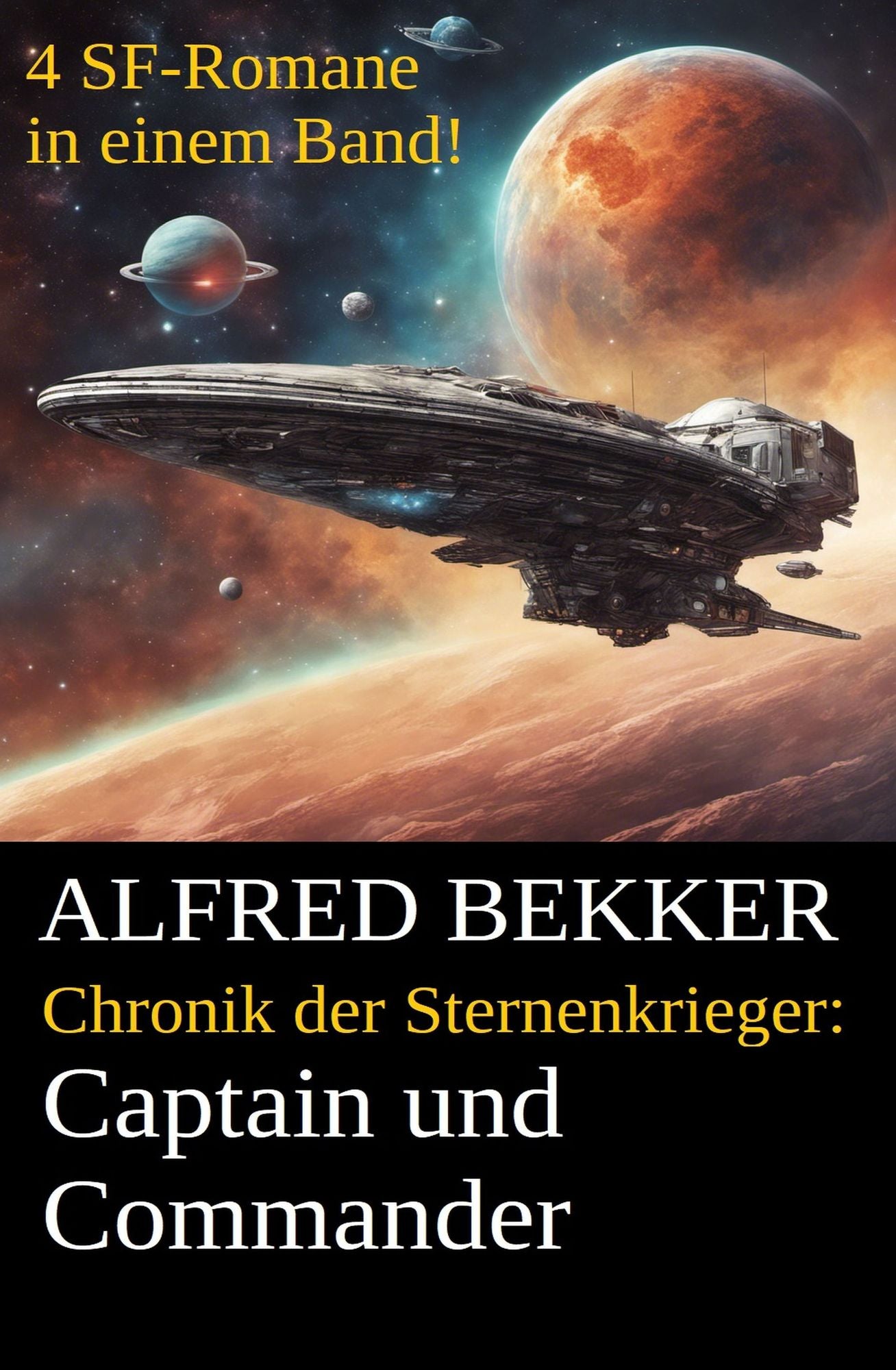 Captain und Commander (Chronik der Sternenkrieger 1-4, Sammelband - 500 Seiten Science Fiction Abenteuer)