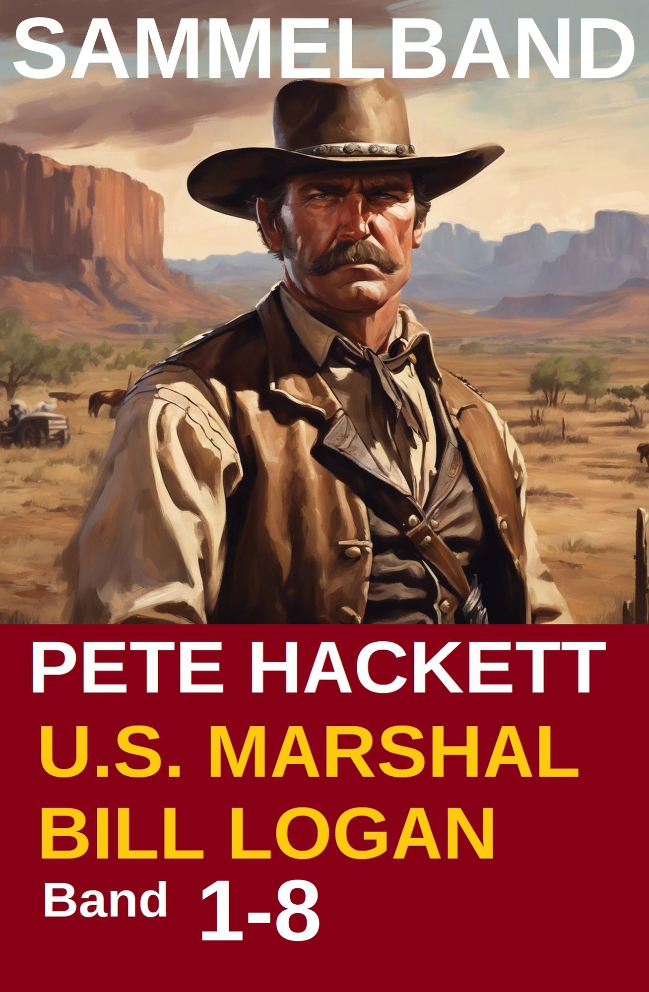 U.S. Marshal Bill Logan - Band 1-8 (Western Sammelband - 1000 Seiten Spannung)