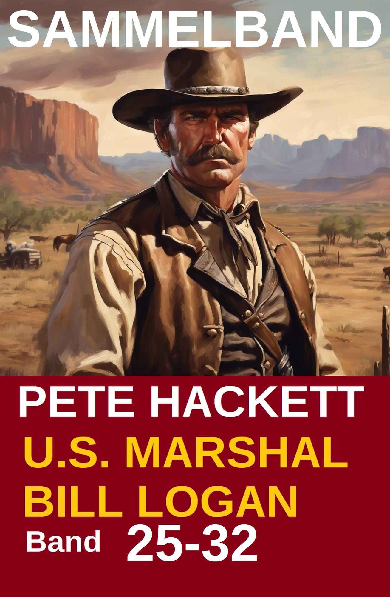 U.S. Marshal Bill Logan, Band 25-32 (Western-Sammelband - 1000 Seiten Spannung)