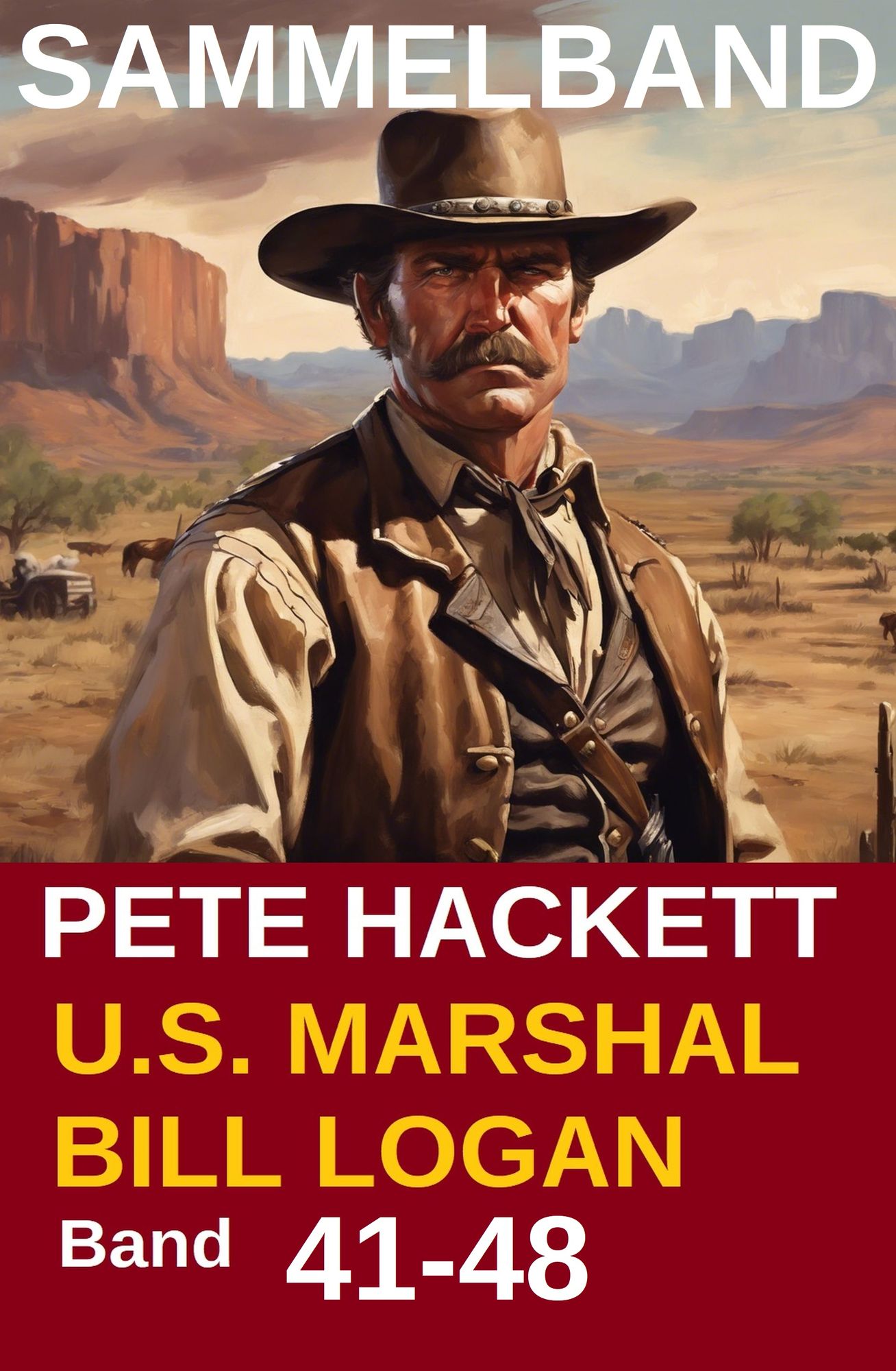 U.S. Marshal Bill Logan, Band 41-48 (Western-Sammelband - 1000 Seiten Spannung)