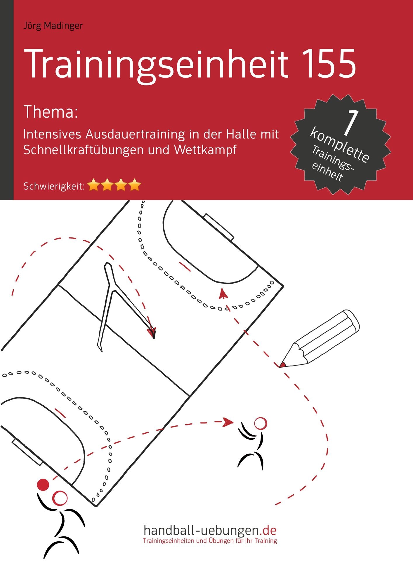 Intensives Ausdauertraining in der Halle mit Schnellkraftübungen und Wettkampf (TE 155): Handball Fachliteratur