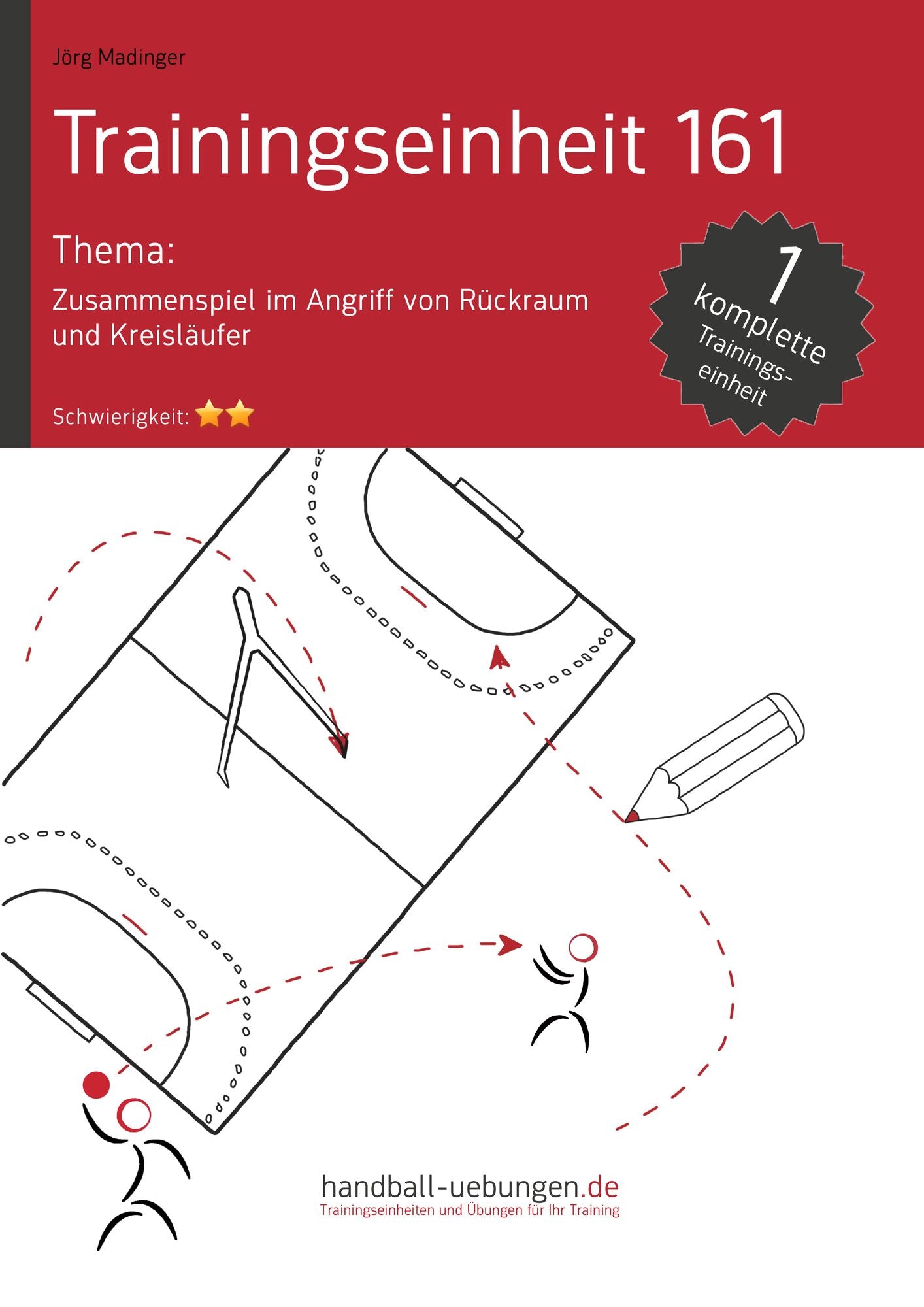 Zusammenspiel im Angriff von Rückraum und Kreisläufer (TE 161): Handball Fachliteratur