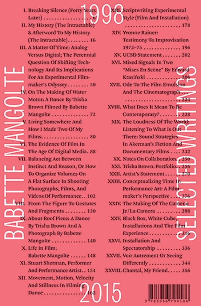 Selected Writings, 1998-2015 : 1998-2015