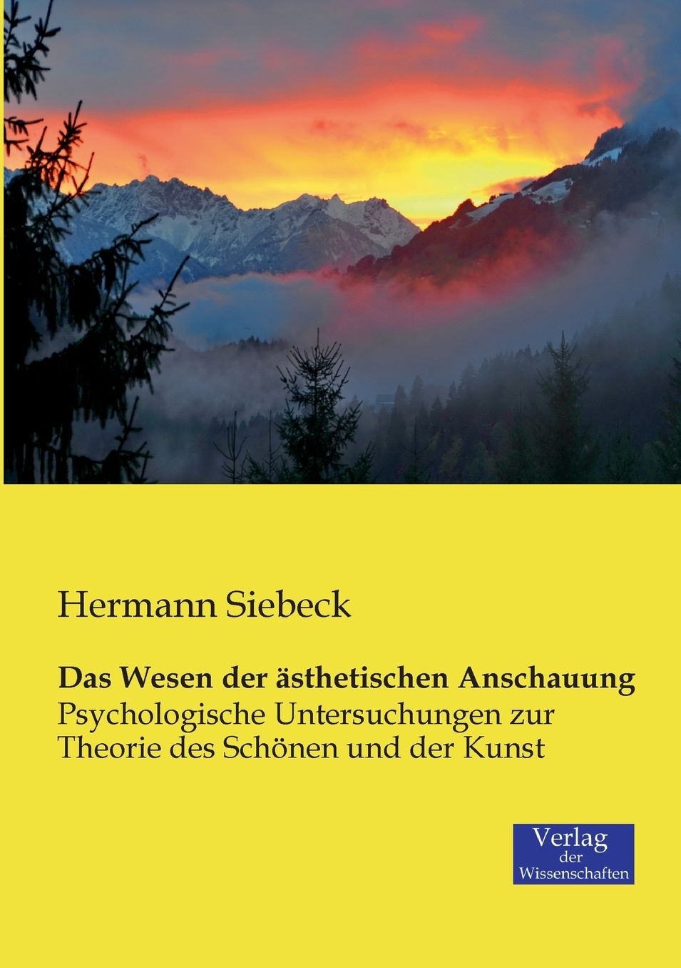 Das Wesen Der Asthetischen Anschauung