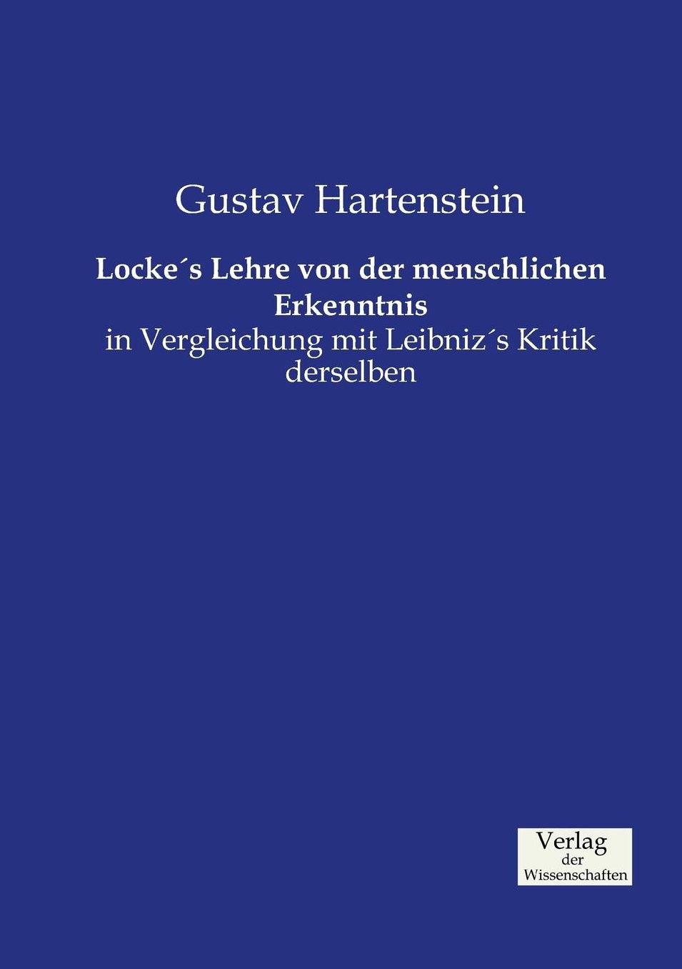 Locke s Lehre von der menschlichen Erkenntnis