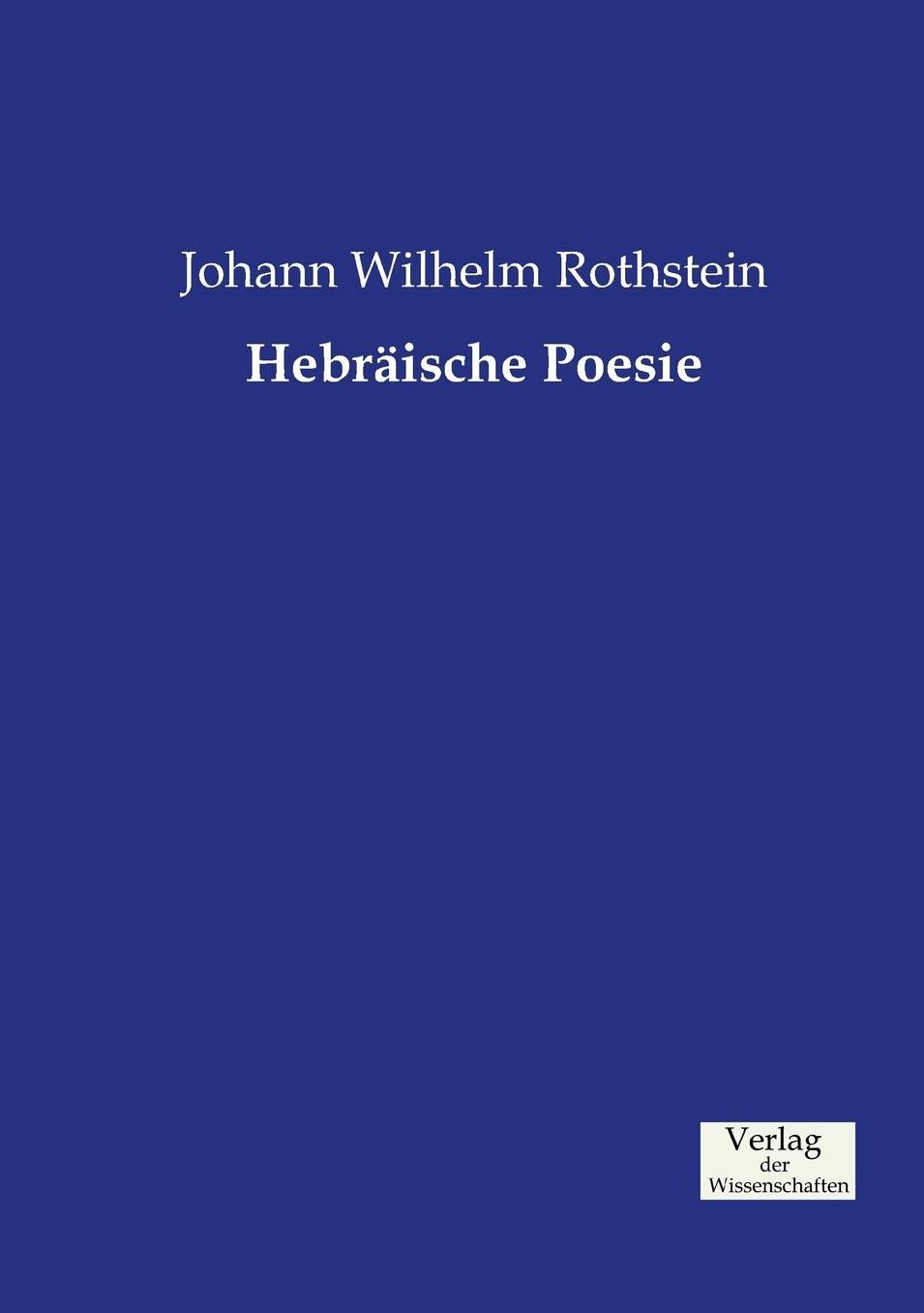 Hebr ische Poesie