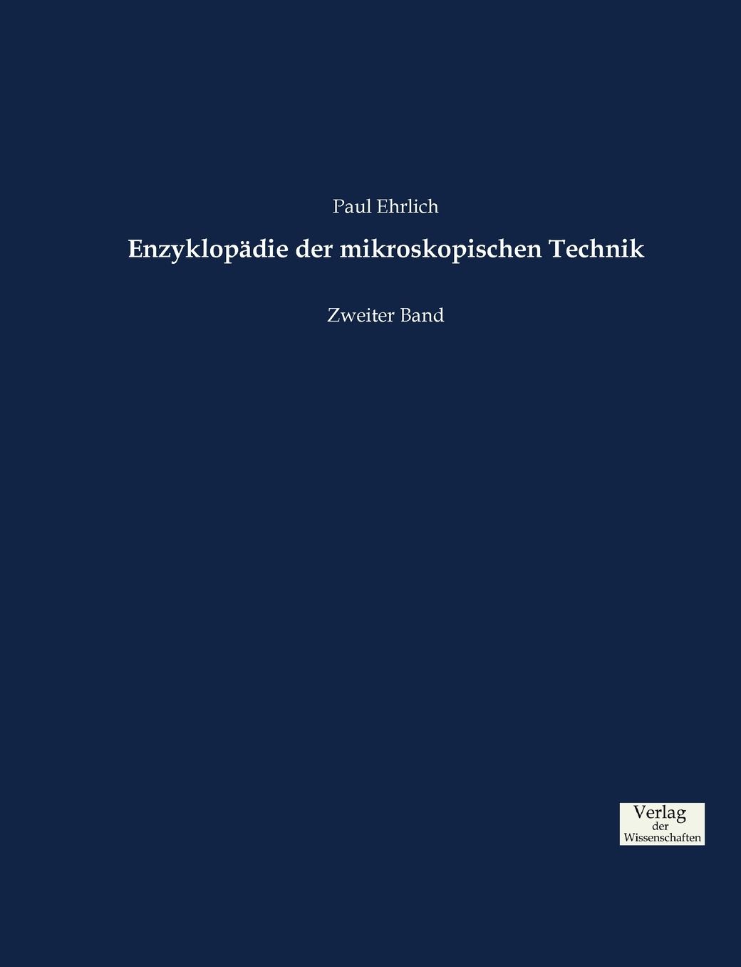 Enzyklop die der mikroskopischen Technik
