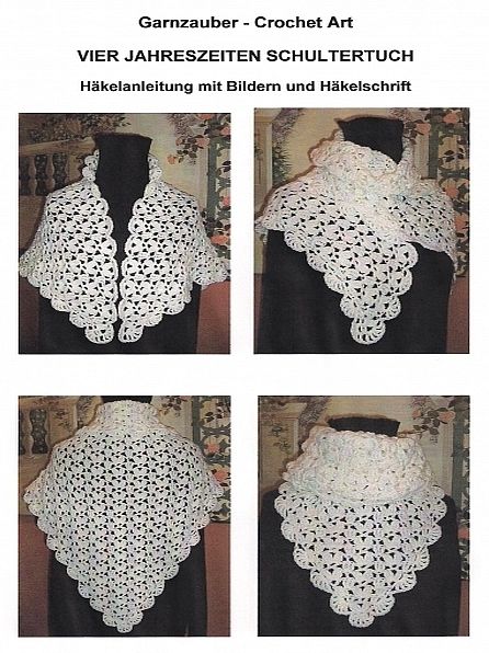 Vier Jahreszeiten Schultertuch