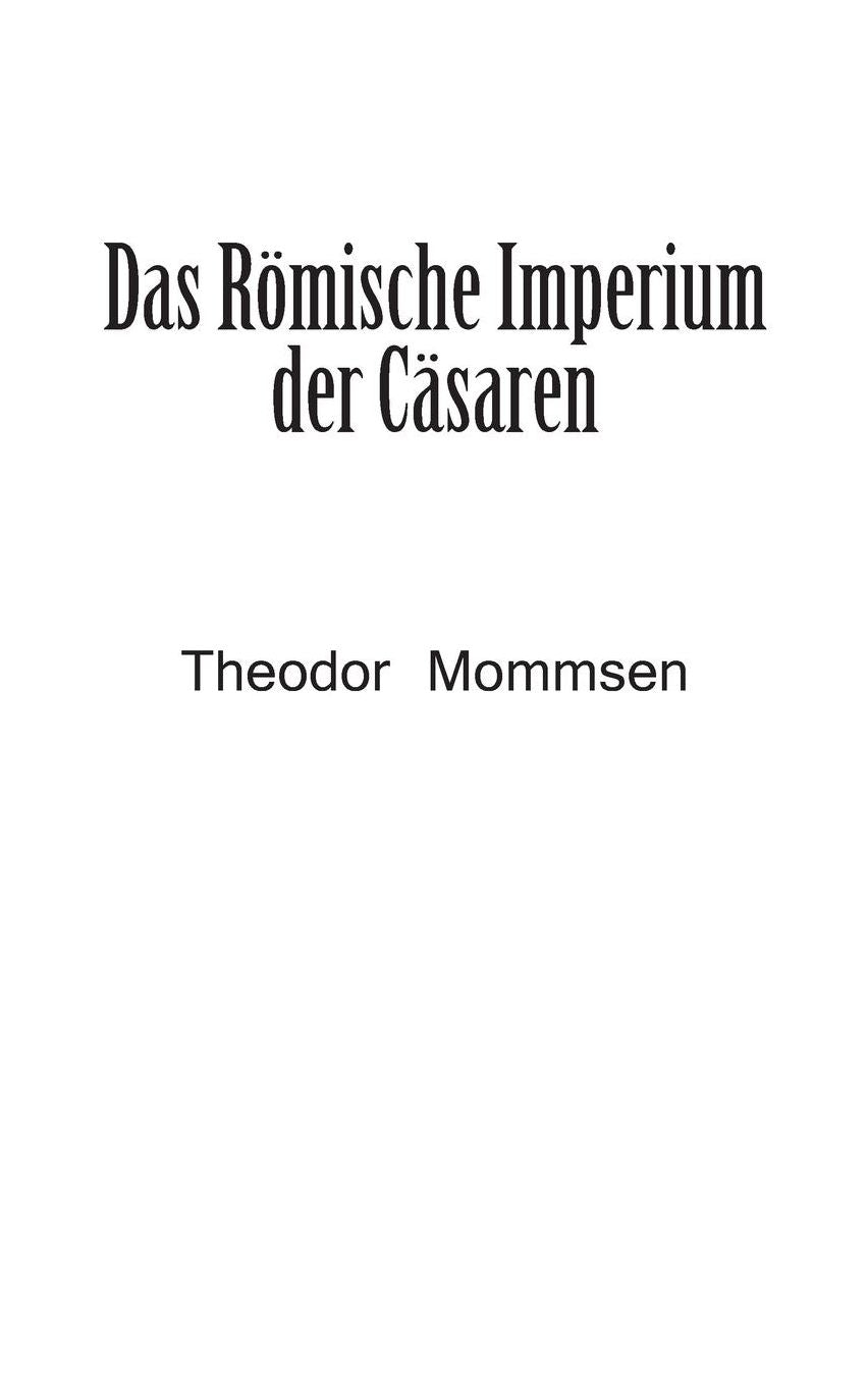 Das R mische Imperium der C saren
