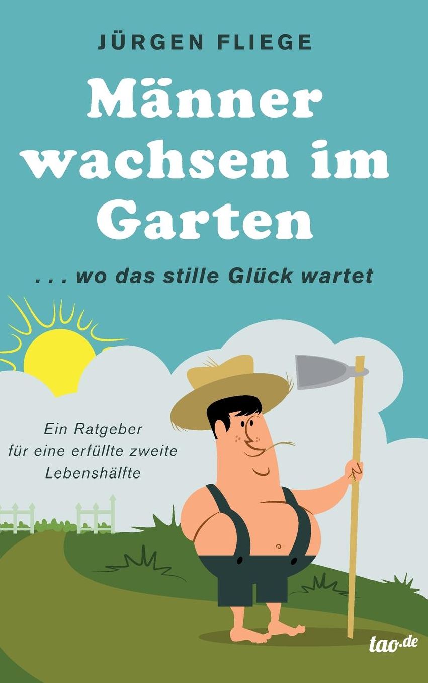 M nner wachsen im Garten