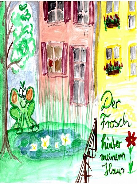 Der Frosch hinter meinem Haus