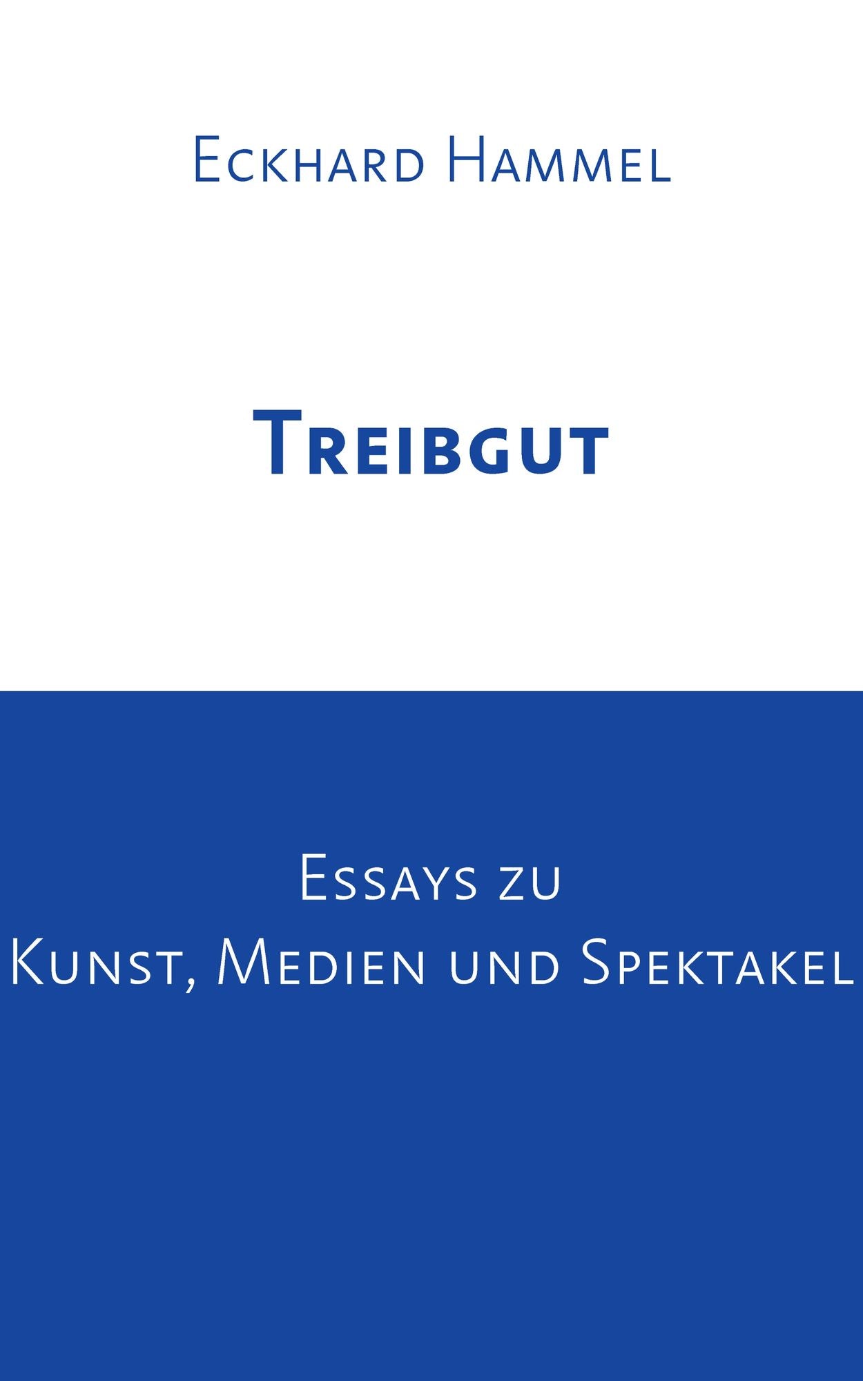 Treibgut: Essays zu Kunst, Medien und Spektakel