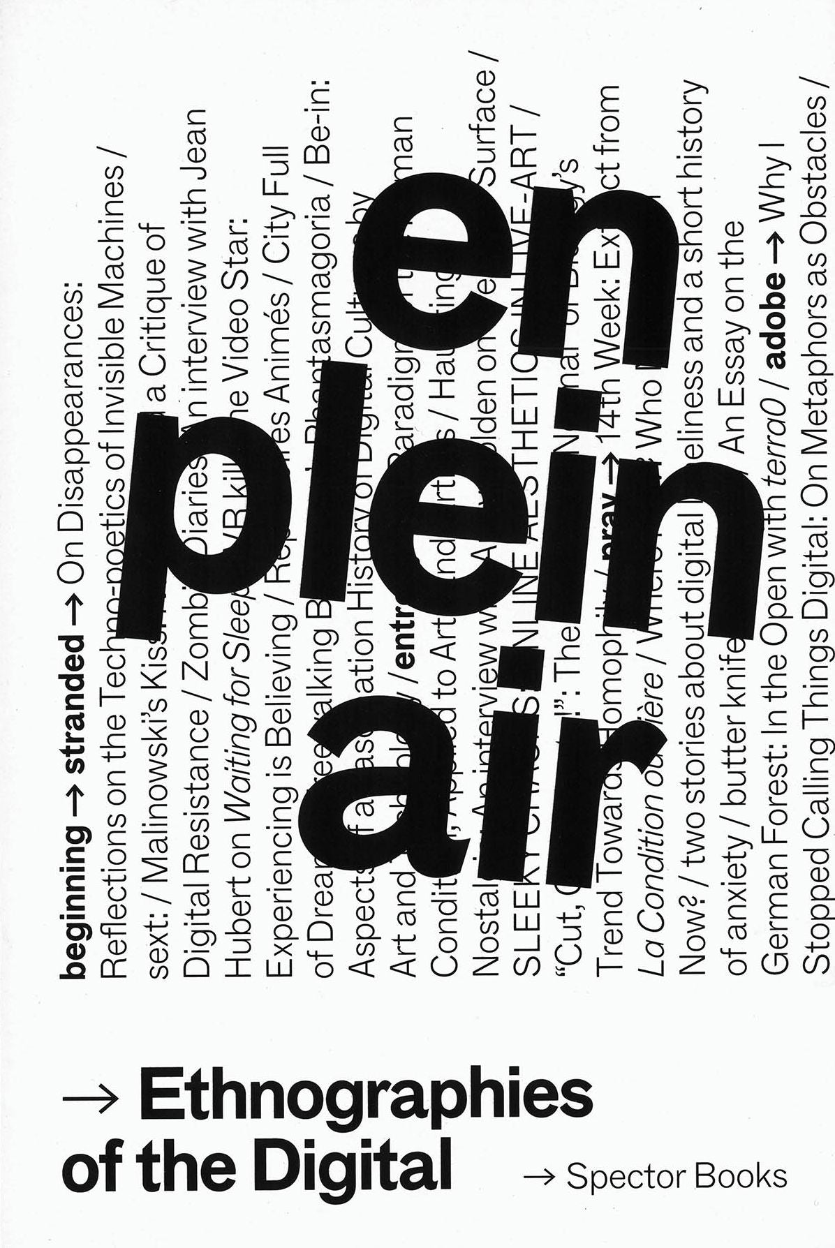 En Plein Air: Ethnographies of the Digital