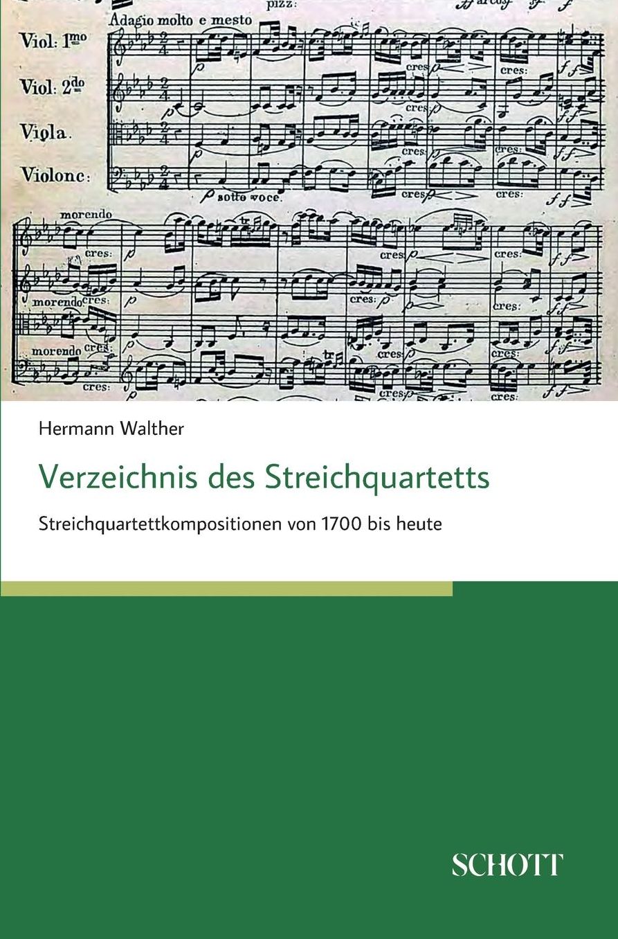 Verzeichnis des Streichquartetts