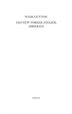 Wade Guyton: Das New Yorker Atelier, Abridged