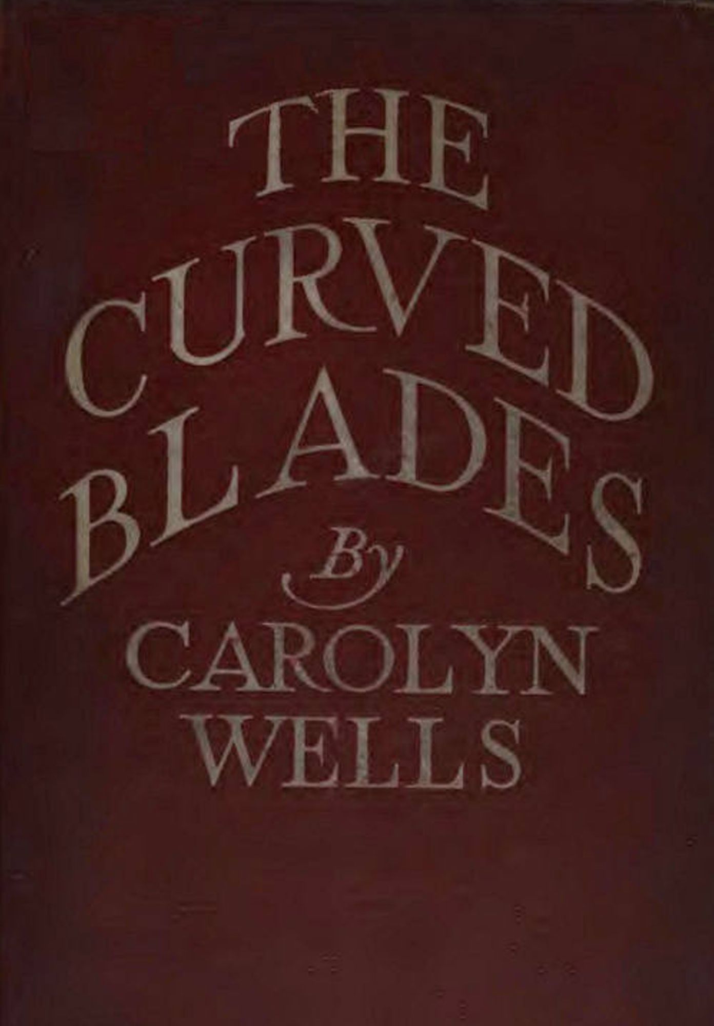 The Curved Blades: crime classic
