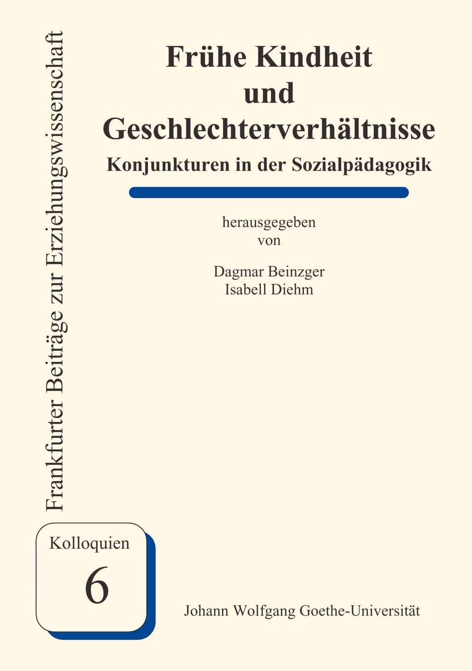 Fr he Kindheit und Geschlechterverh ltnisse