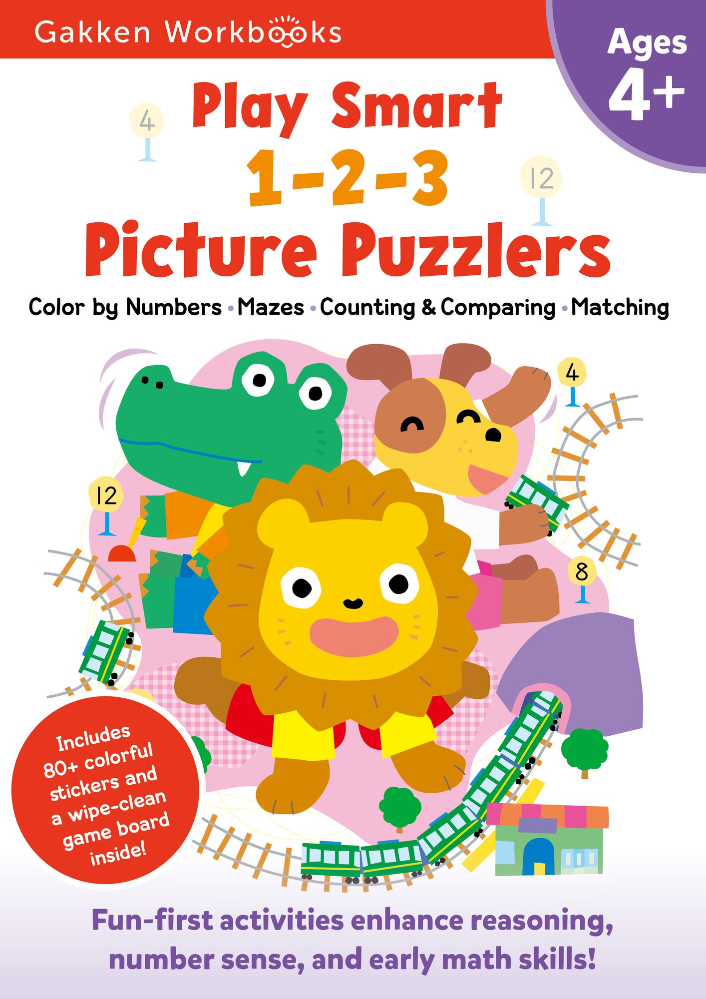 Play Smart 1-2-3 Picture Puzzlers 4+: Fun-first activities for building early math skills