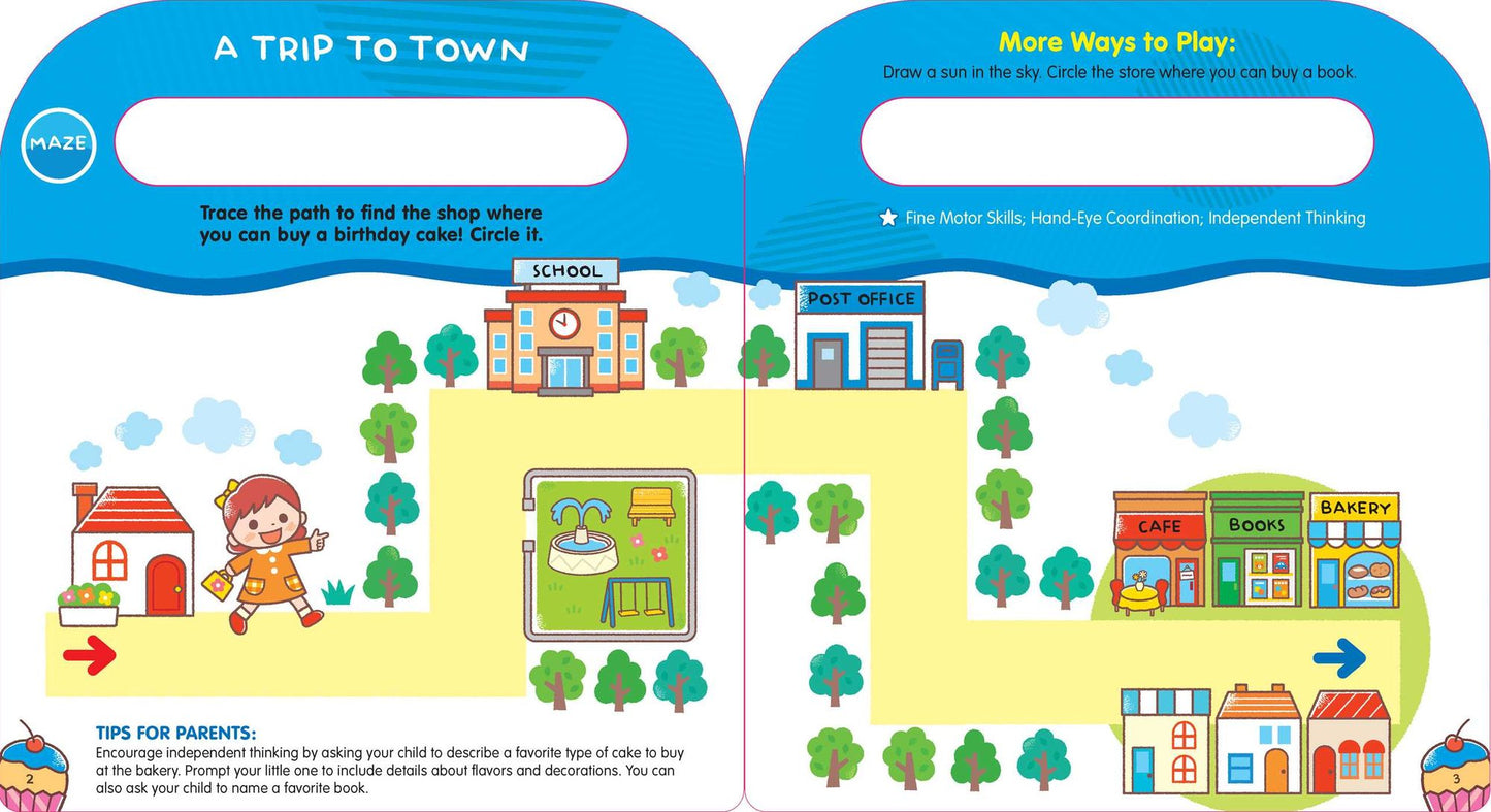 Play Smart Preschool Prep! Puzzles: Write & Wipe Workbook
