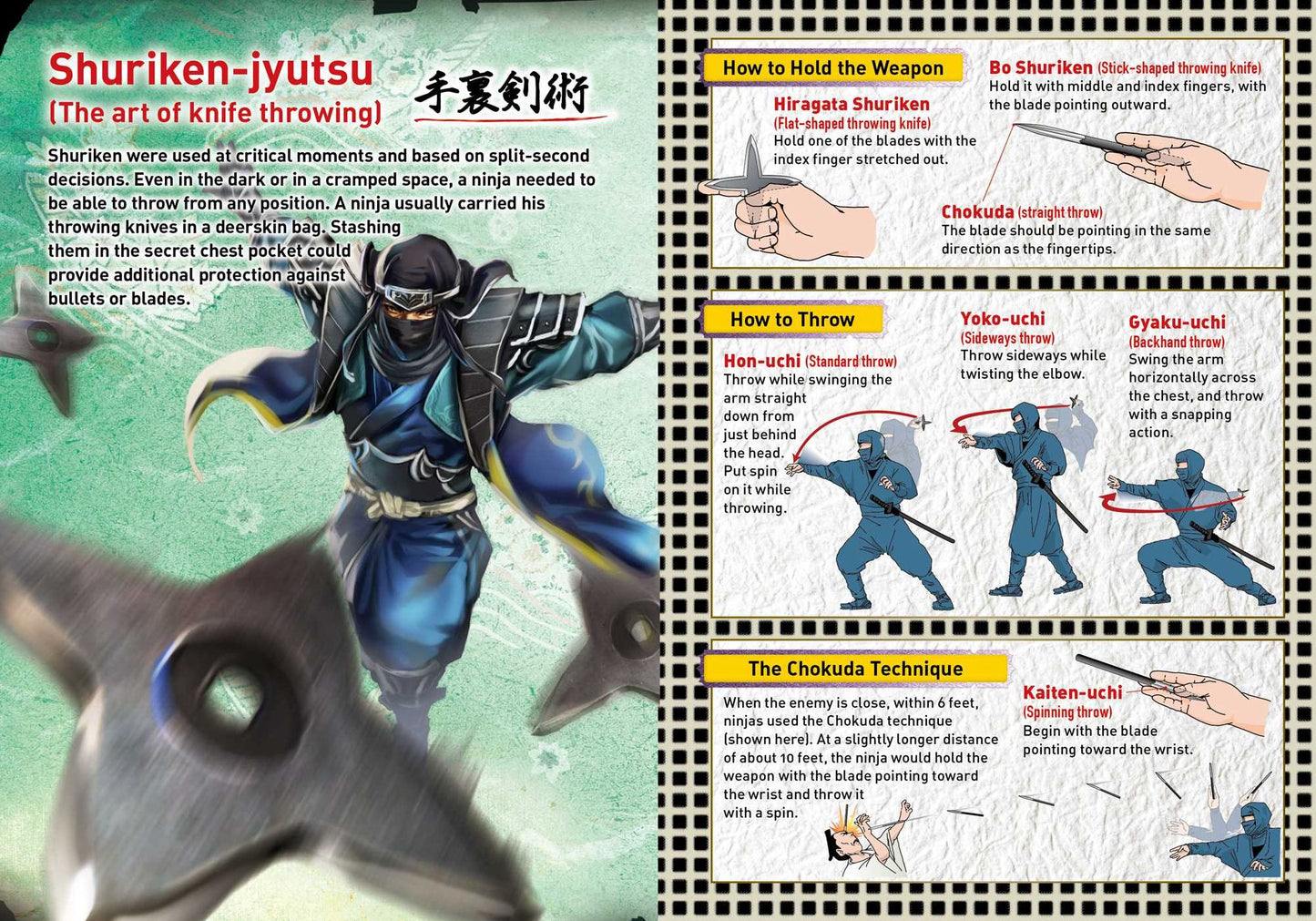 The Ninja Handbook: From Training and Tools to History and Heroes