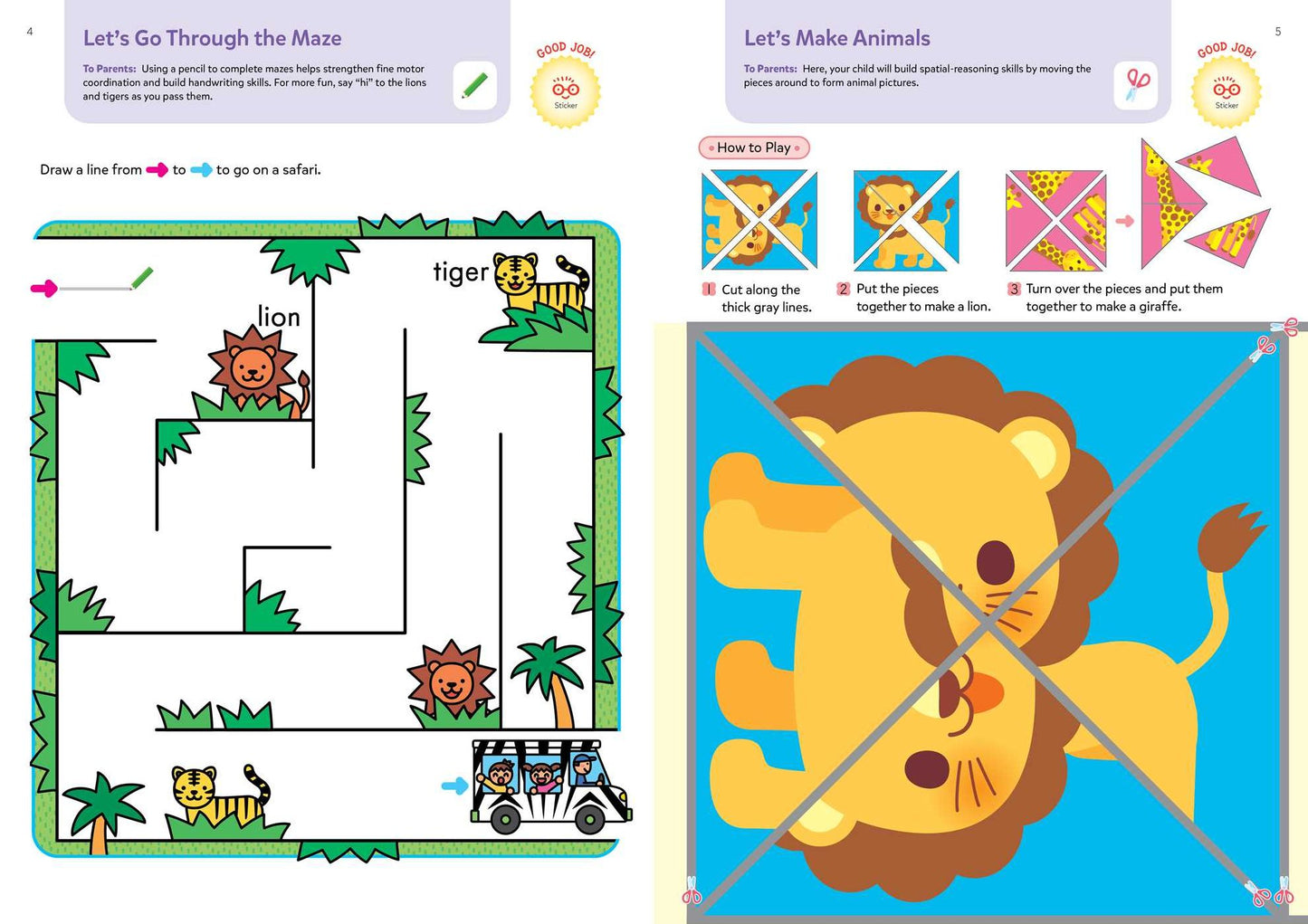 Play Smart Animal Picture Puzzlers 4+
