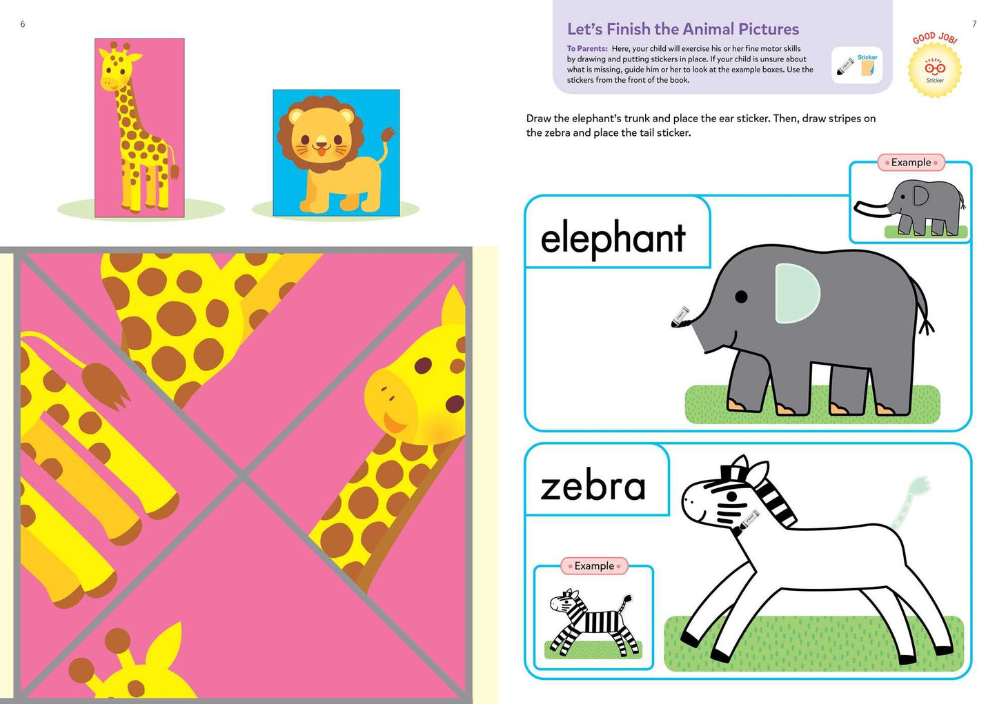 Play Smart Animal Picture Puzzlers 4+