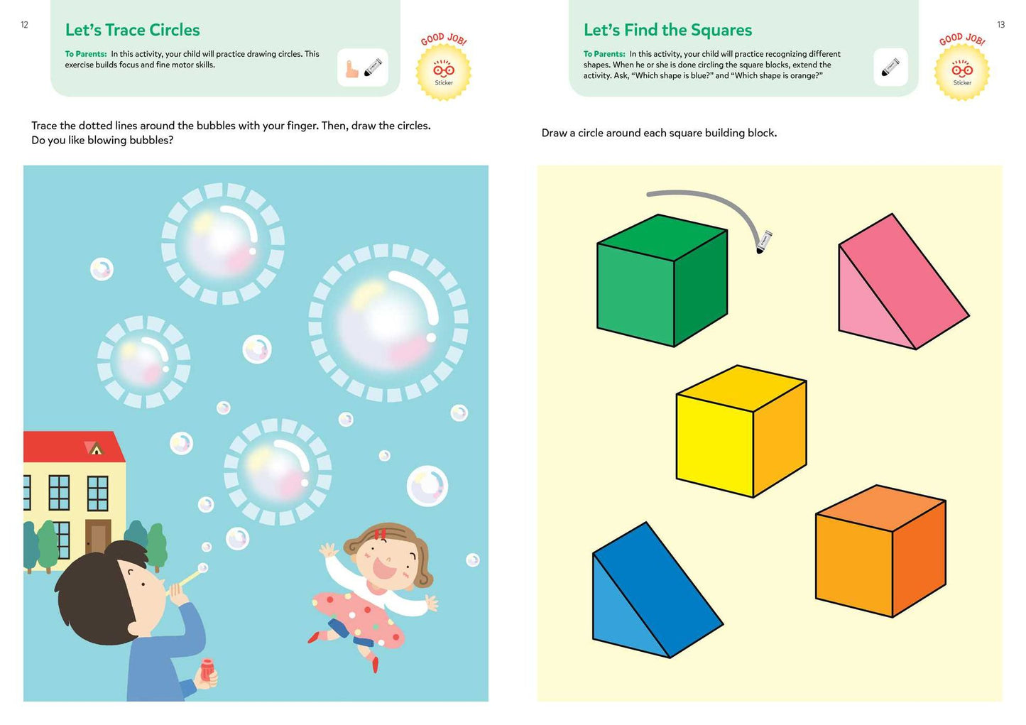 Play Smart Color & Shape Picture Puzzlers 2+