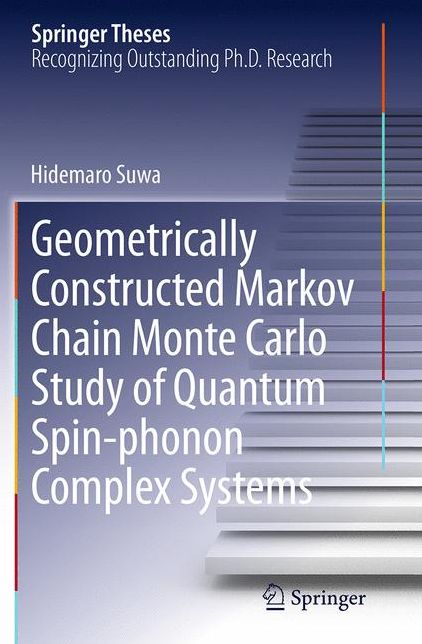 Geometrically Constructed Markov Chain Monte Carlo Study of Quantum Spin-phonon Complex Systems