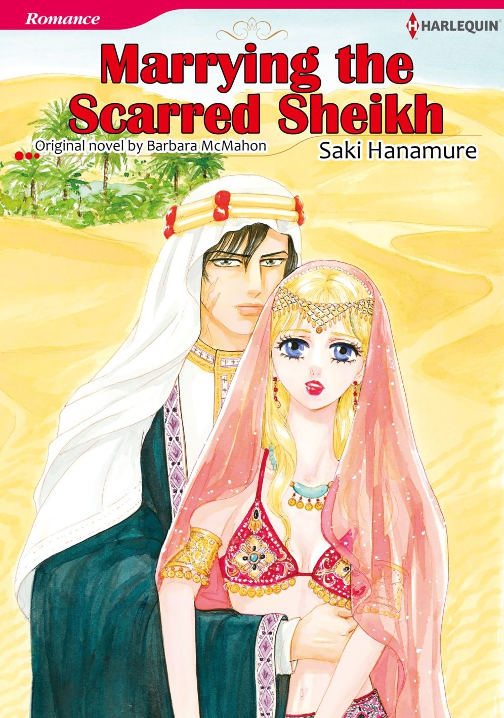 MARRYING THE SCARRED SHEIKH: Harlequin comics
