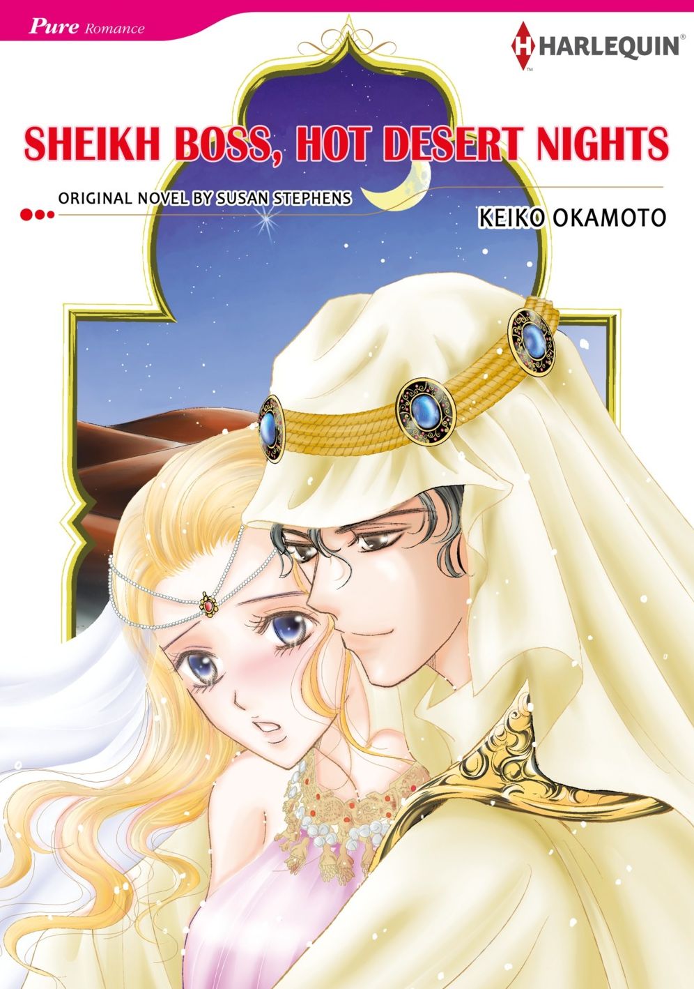 SHEIKH BOSS, HOT DESERT NIGHTS: Harlequin comics