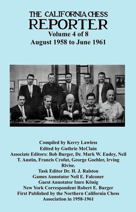 California Chess Reporter 1958-1961