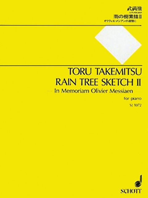Rain Tree Sketch II: "In memoriam Olivier Messiaen" - for Piano
