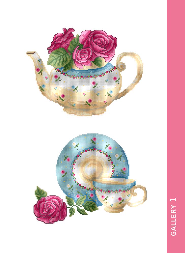 Cross Stitch Motif Series 6: Kitchen: 180 New Cross Stitch Models