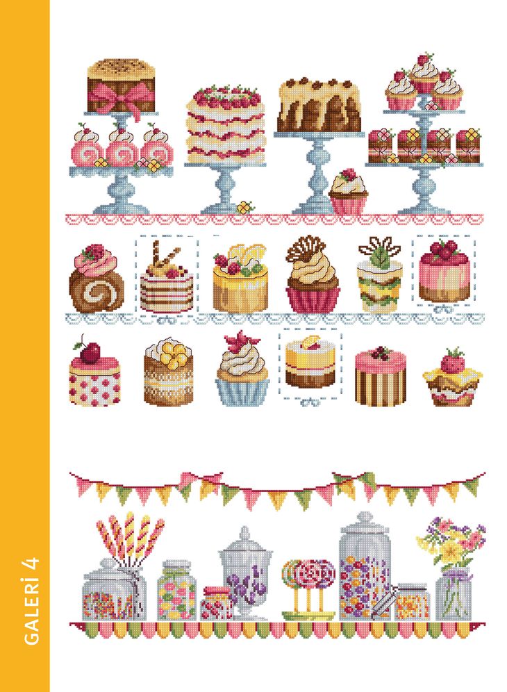 Cross Stitch Motif Series 6: Kitchen: 180 New Cross Stitch Models