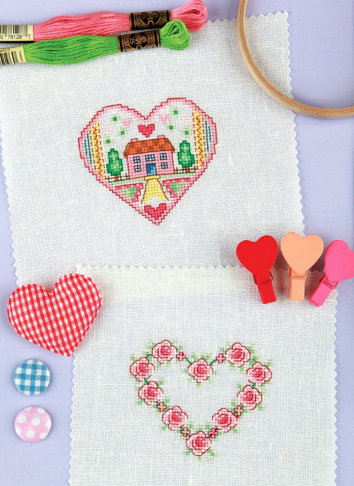 Cross Stitch Mini Motifs: Hearts, Birds and Flowers: More Than 60 Mini Motifs