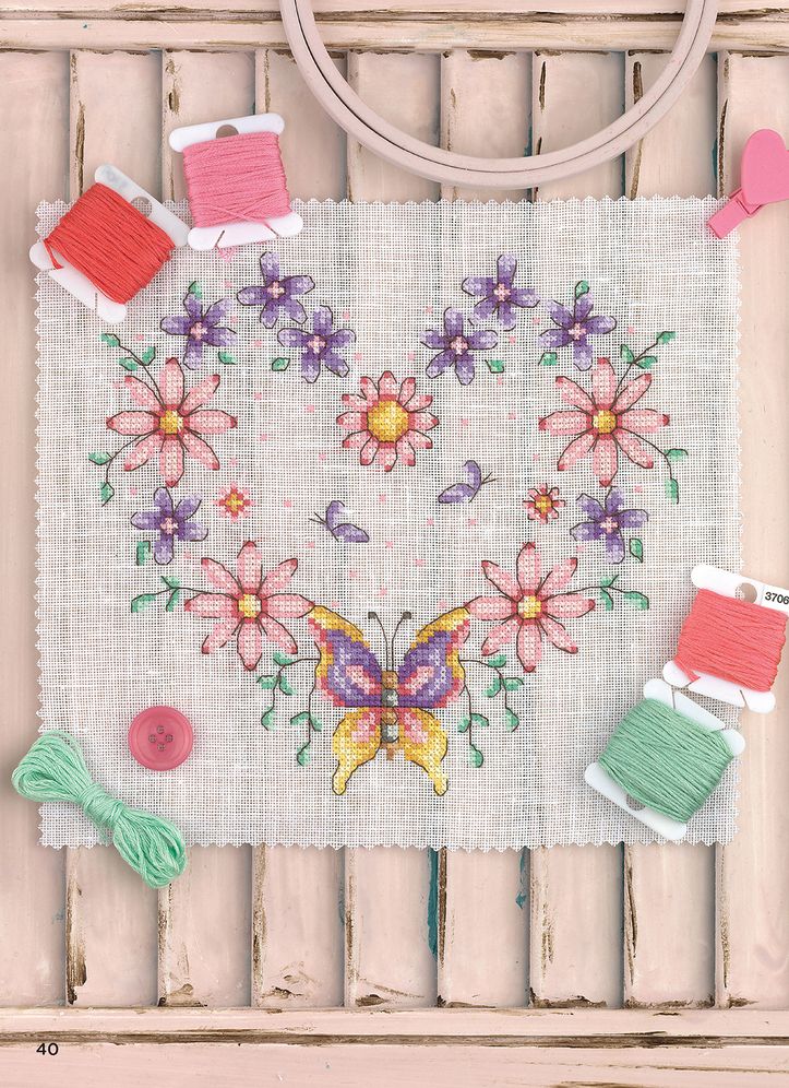 Cross Stitch: Floral Summer Days
