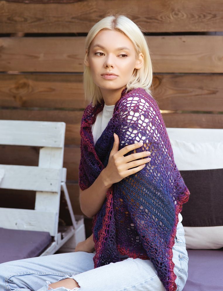 Delicious Crochet Shawls: 21 Stylish Crochet Shawls