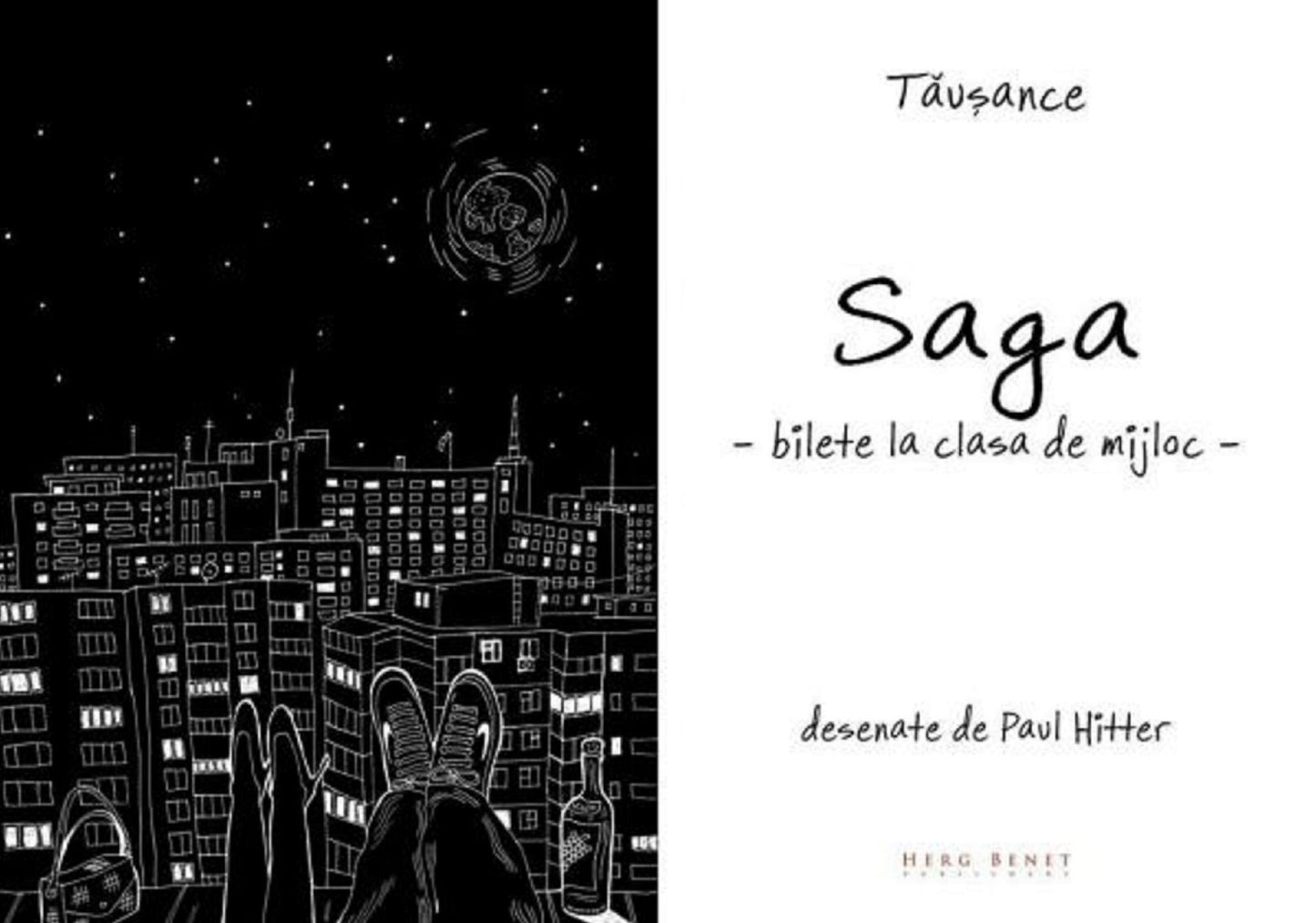 Saga - bilete la clasa de mijloc. Desenate de Paul Hitter