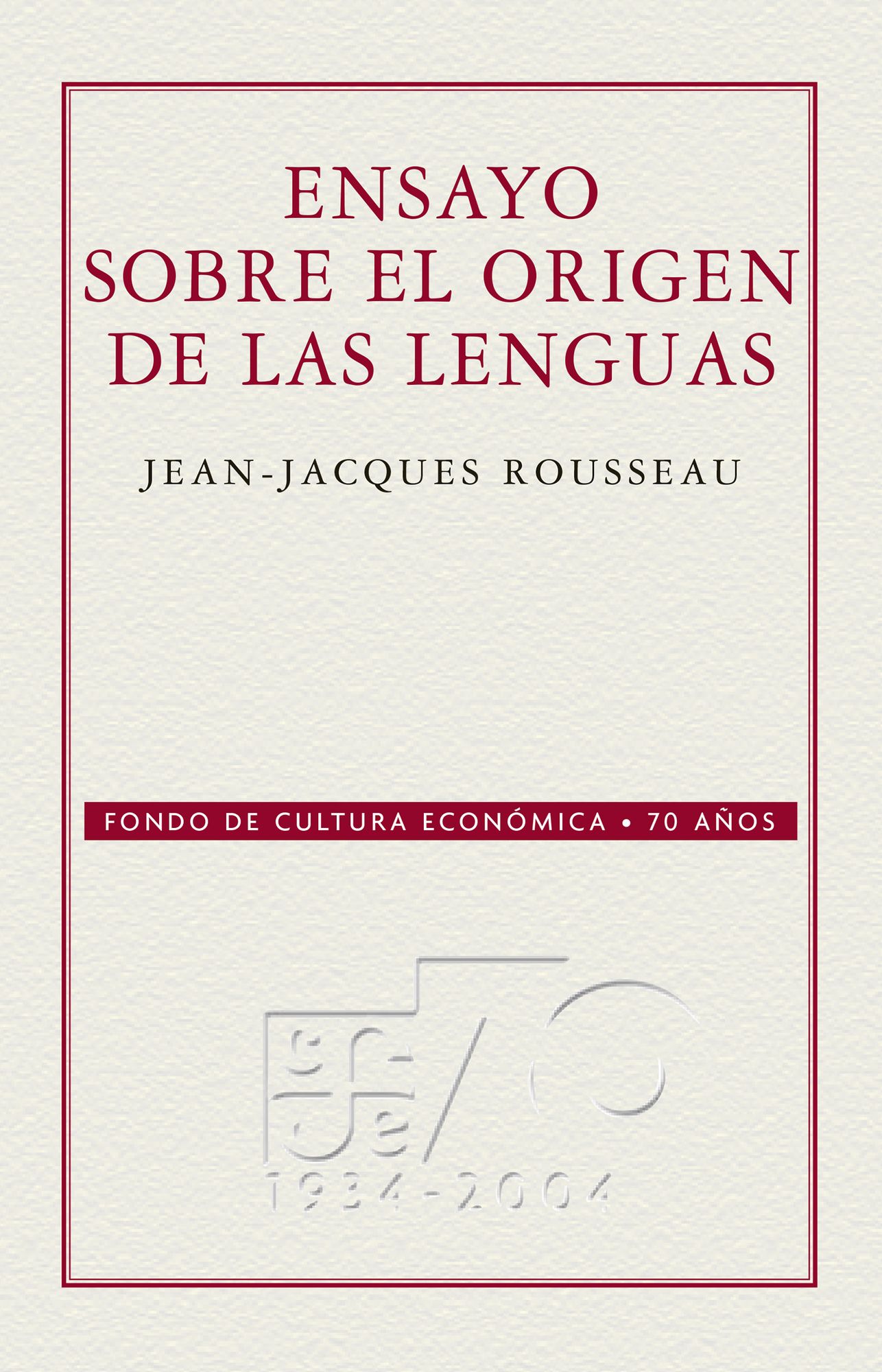 Ensayo sobre el origen de las lenguas