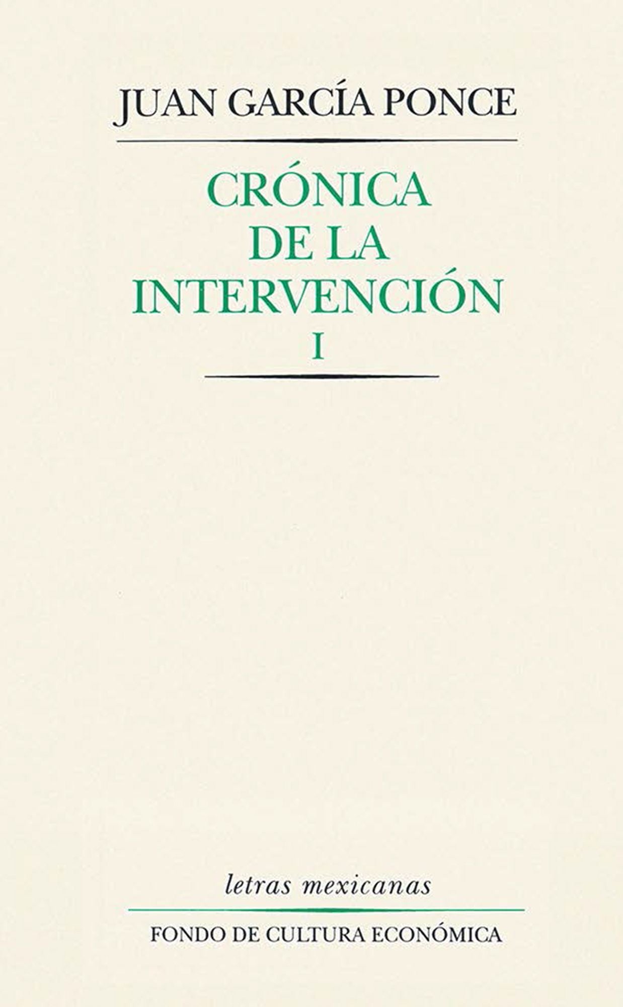 Crónica de la intervención, I