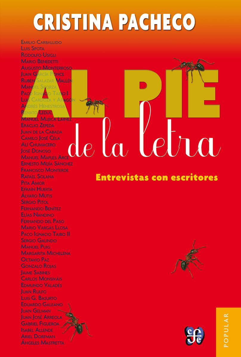 Al pie de la letra: Entrevistas con escritores