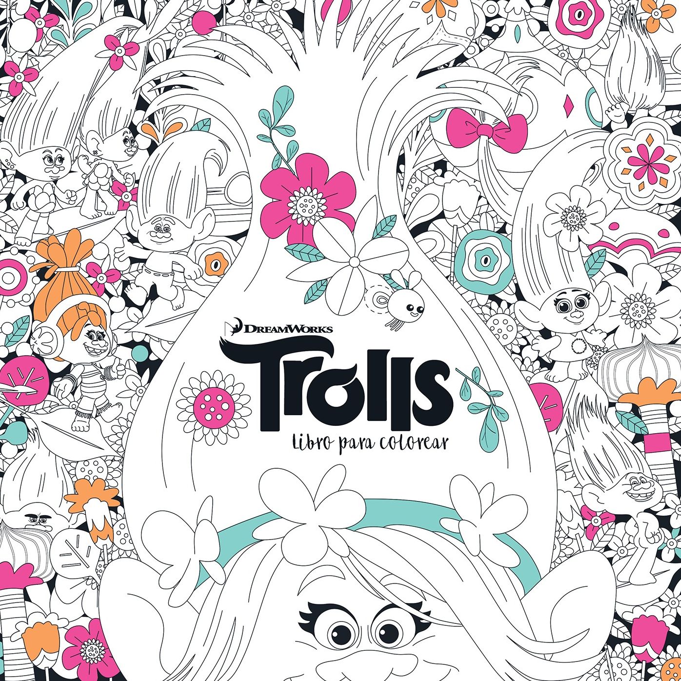 Trolls. Libro para colorear / Trolls. It's Color Time! (DreamWorks)